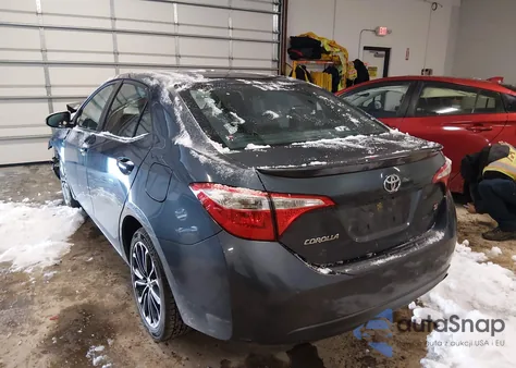 2016 Toyota Corolla S Plus z USA, uszkodzony, nr VIN 2T1BURHE6GC700770